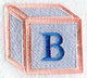 Baby Block Letter B (2 inch)
