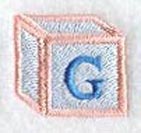 Baby Block Letter G (2 inch)