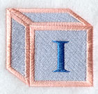 Baby Block Letter I (2 inch)