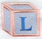 Baby Block Letter L (2 inch)