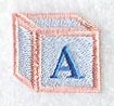 Baby Block Letter A (2 inch)