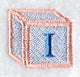 Baby Block Letter I (2 inch)