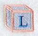 Baby Block Letter L (2 inch)