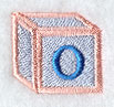 Baby Block Letter O (2 inch)