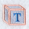 Baby Block Letter T (2 inch)