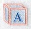 Baby Block Letter A (2 inch)