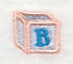 Baby Block Letter B (2 inch)