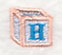 Baby Block Letter H (2 inch)