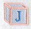Baby Block Letter J (2 inch)