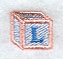 Baby Block Letter L (2 inch)