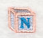 Baby Block Letter N (2 inch)