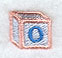 Baby Block Letter O (2 inch)