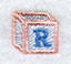 Baby Block Letter R (2 inch)