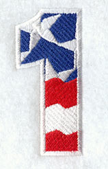 Stars and Stripes Number 1 (3 Inch)