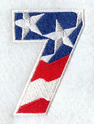 Stars and Stripes Number 7 (3 Inch)