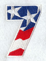 Stars and Stripes Number 7 (3 Inch)