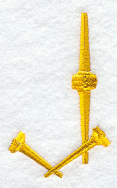 Golf Tee Letter J (3 inch)