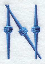 Golf Tee Letter N (3 inch)