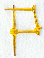 Golf Tee Letter P (3 inch)