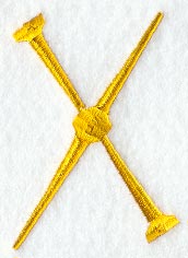 Golf Tee Letter X (3 inches)