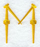 Golf Tee Letter M (3 inch)