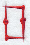 Golf Tee Letter O (3 inch)