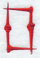 Golf Tee Letter O (3 inch)