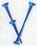 Golf Tee Letter V (3 inch)