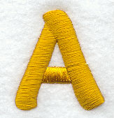Capital Letter A - 2 inch (Puff Foam)
