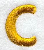 Capital Letter C - 2 inch (Puff Foam)