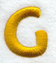 Capital Letter G - 2 inch (Puff Foam)
