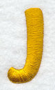 Capital Letter J - 2 inch (Puff Foam)