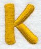 Capital Letter K - 2 inch (Puff Foam)