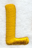 Capital Letter L - 2 inch (Puff Foam)