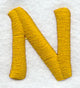 Capital Letter N - 2 inch (Puff Foam)