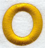 Capital Letter O - 2 inch (Puff Foam)