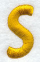 Capital Letter S - 2 inch (Puff Foam)