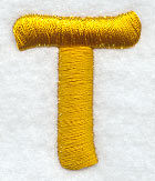 Capital Letter T - 2 inch (Puff Foam)