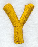 Capital Letter Y - 2 inch (Puff Foam)