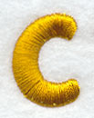 Lower Case Letter c - 2 inch (Puff Foam)