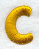 Lower Case Letter c - 2 inch (Puff Foam)