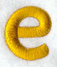 Lower Case Letter e - 2 inch (Puff Foam)