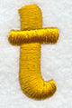 Lower Case Letter t - 2 inch (Puff Foam)