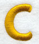 Capital Letter C - 2 inch (Puff Foam)