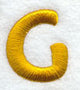 Capital Letter G - 2 inch (Puff Foam)