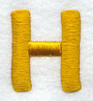 Capital Letter H - 2 inch (Puff Foam)