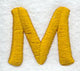 Capital Letter M - 2 inch (Puff Foam)
