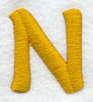 Capital Letter N - 2 inch (Puff Foam)