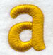 Lower Case Letter a - 2 inch (Puff Foam)
