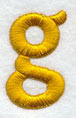 Lower Case Letter g - 2 inch (Puff Foam)